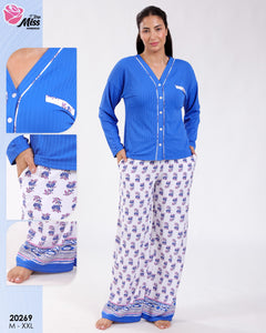 Pyjama Femme Confort & Élégance 💙🌸