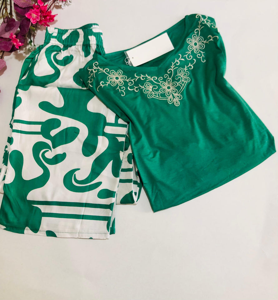 Pyjama Femme Élégant Vert – Confort & Style au Quotidien 💚 ()