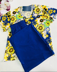Pyjama Femme Fleuri – Douceur & Élégance au Quotidien 🌸