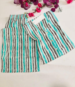 Pyjama Femme en Rallon Rayé – Confort &amp; Style