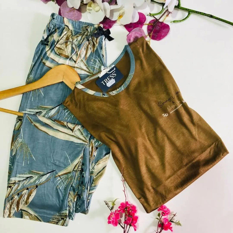 🌿 Pyjama Femme en Rallon – Élégance Naturelle & Confort Absolu 🌿