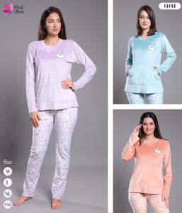 Pyjama Femme en Velours Douceur