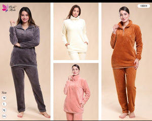 Pyjama Polaire en Velours Ultra-Confort – Ensemble Deux Pièces ✨🧸