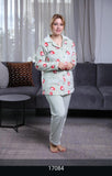 Pyjama Polaire Femme Rose avec Motifs Fraise 🍓