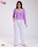 Pyjama Femme Floral – Confort et Douceur en Violet