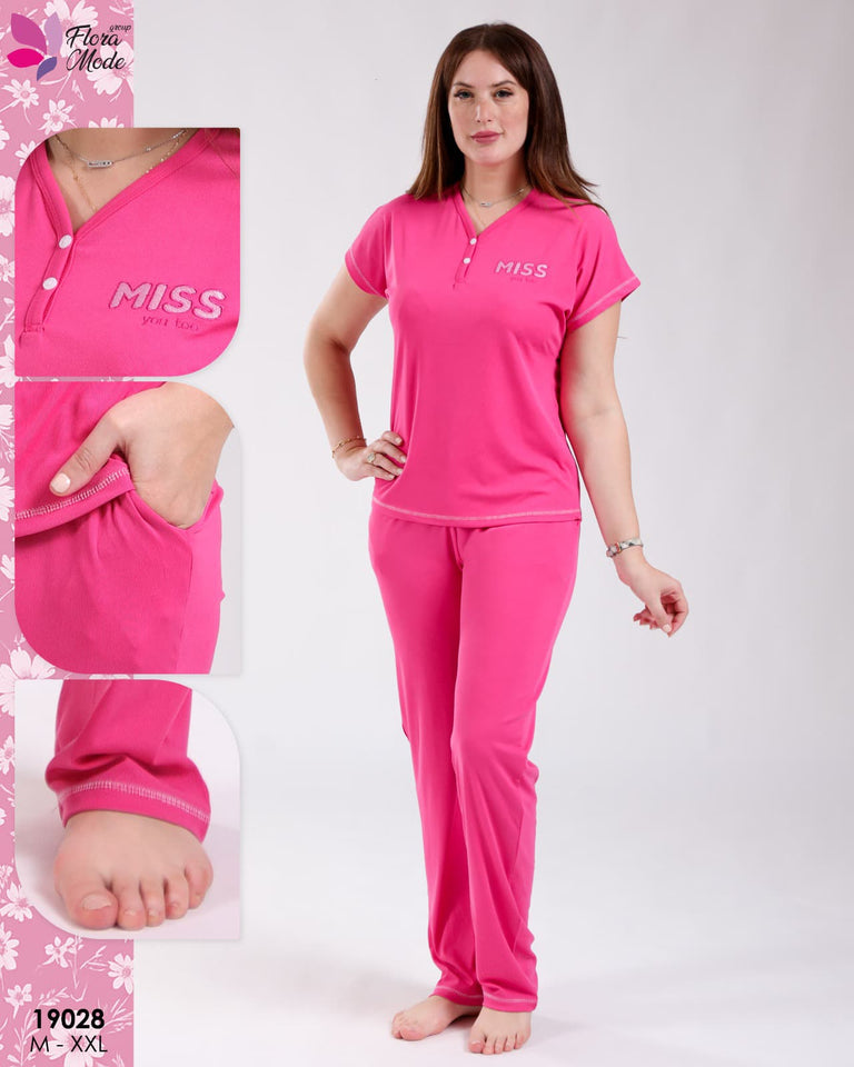 Pyjama Fiona - Confort Élégant pour des Nuits Paisibles