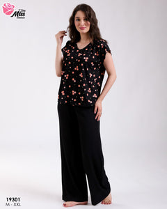 Pyjama Lina mode- Confort Douillet et Style Intemporel