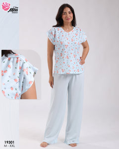 Pyjama Lina mode- Confort Douillet et Style Intemporel