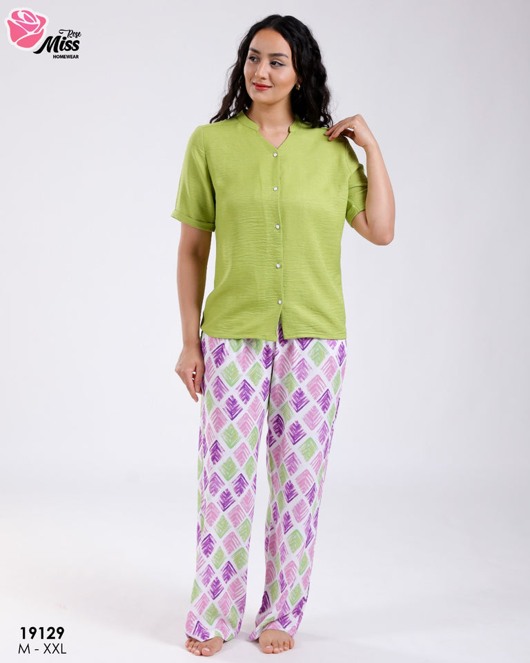 Pyjama Femme MISS - Élégance et Confort en Tissu Rayon