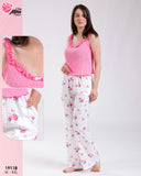 Pyjama Femme Deux Pièces – Confort &amp; Élégance Florale 🌸