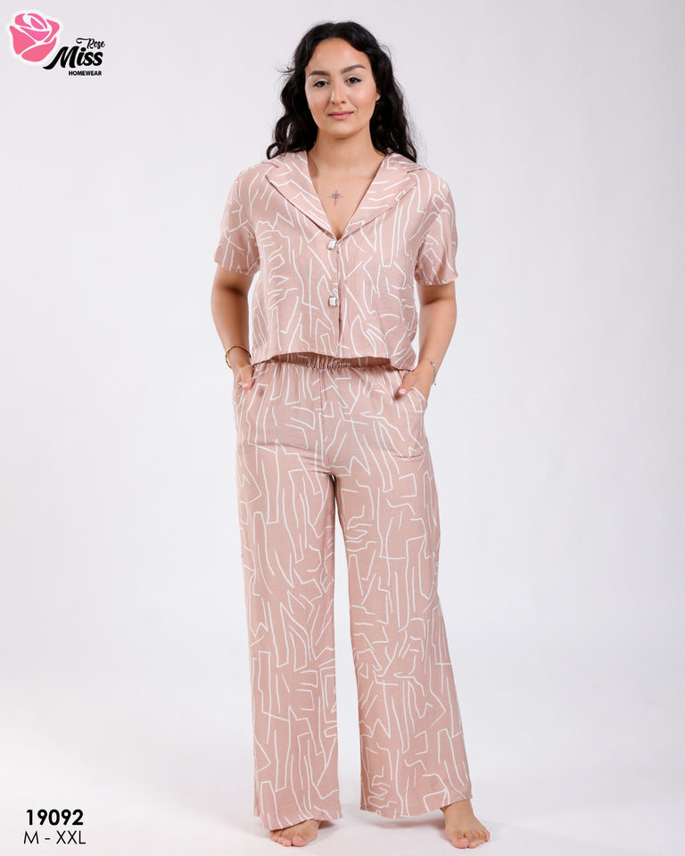 Pyjama Femme Premium MISS- Tissu Rayon Brossé - Douceur Extrême [M-XXL]