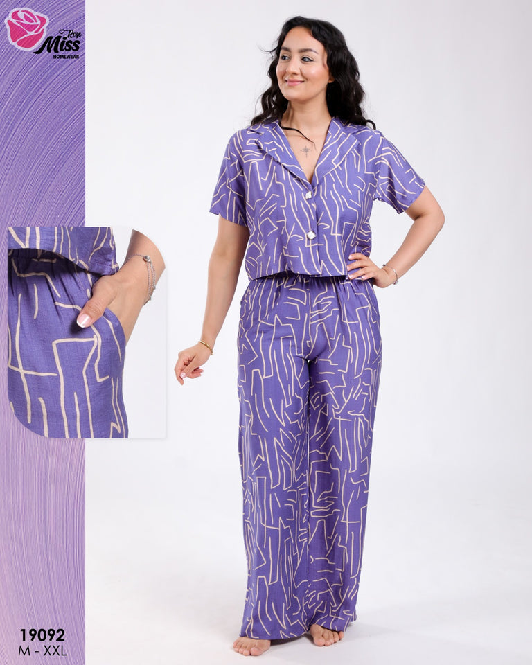 Pyjama Femme Premium MISS- Tissu Rayon Brossé - Douceur Extrême [M-XXL]