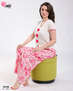 Pyjama Femme Demi-Manches MISS - L'Envol Nocturne