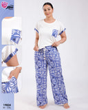 Pyjama Femme Demi-Manches "MISS NONRIFEA" - Légèreté Féline &amp; Élégance Nocturne