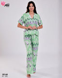 Pyjama Pantalon Femme MISS - Élégance et Confort en Tissu Rayon