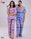 Pyjama Pantalon Femme MISS - Élégance et Confort en Tissu Rayon