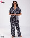 🌸 Pyjama Femme Demi-Manche en Rayon – Confort et Style pour Vos Nuits 🌙