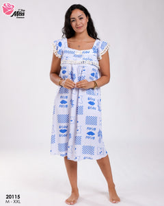 Pyjama Robe Femme en Rayon – Douceur et Élégance pour des Nuits Inoubliables