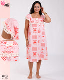 Pyjama Robe Femme en Rayon – Douceur et Élégance pour des Nuits Confortables