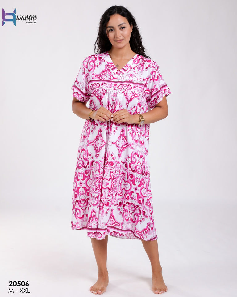 Pyjama Robe Femme en Rayon – NOMENZAR – Élégance et Confort pour vos Nuits