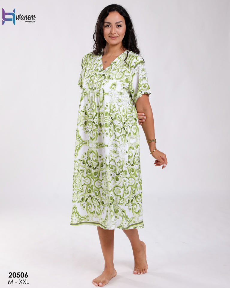 Pyjama Robe Femme en Rayon – NOMENZAR – Élégance et Confort pour vos Nuits