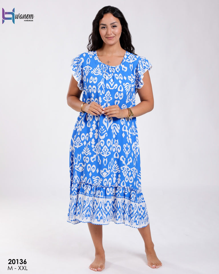 Pyjama Robe Femme  Douceur et Élégance en Rayon