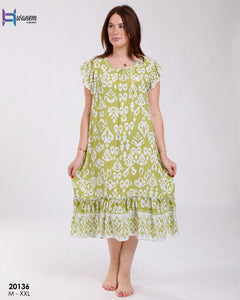 Pyjama Robe Femme  Douceur et Élégance en Rayon