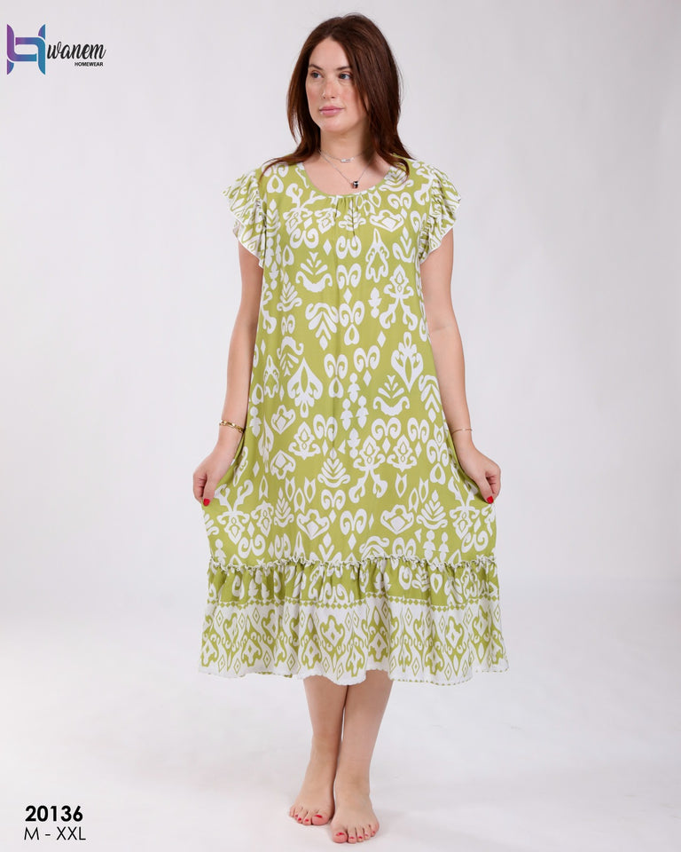 Pyjama Robe Femme  Douceur et Élégance en Rayon