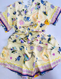 💛 Robe de Nuit Femme en Tissu Rayon – Éclat &amp; Légèreté au Quotidien 💛 Tissu : 100 % Rayon