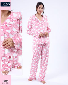 ✨ Pyjama Femme en Velours – Douceur &amp; Élégance en Rose 🌸