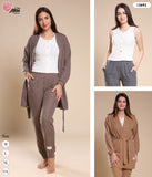 Pyjama trois pièces "Miss" - Confort et Élégance pour vos Nuits