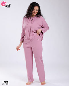 🌸 Pyjama Femme en Fibre de Coton Rose – Douceur &amp; Confort 🌸