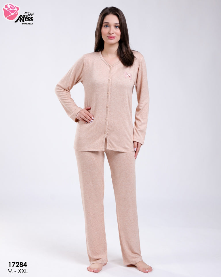 Pyjama Deux Pièces "MISS" - Élégance et Douceur