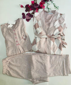 Pyjama Femme 3 Pièces en Rose – Confort & Élégance 🌸