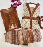 🤎 Pyjama Femme 3 Pièces Doux et Chaleureux – Style Cocooning Automne 🍂