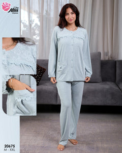 Pyjama Femme – Confort Élégant & Détails Dentelle 🌙✨
