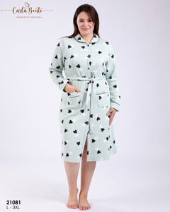 Peignoir Femme CarlaBento 🌸 Luxe et Douceur
