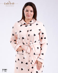 Peignoir Femme CarlaBento 🌸 Luxe et Douceur