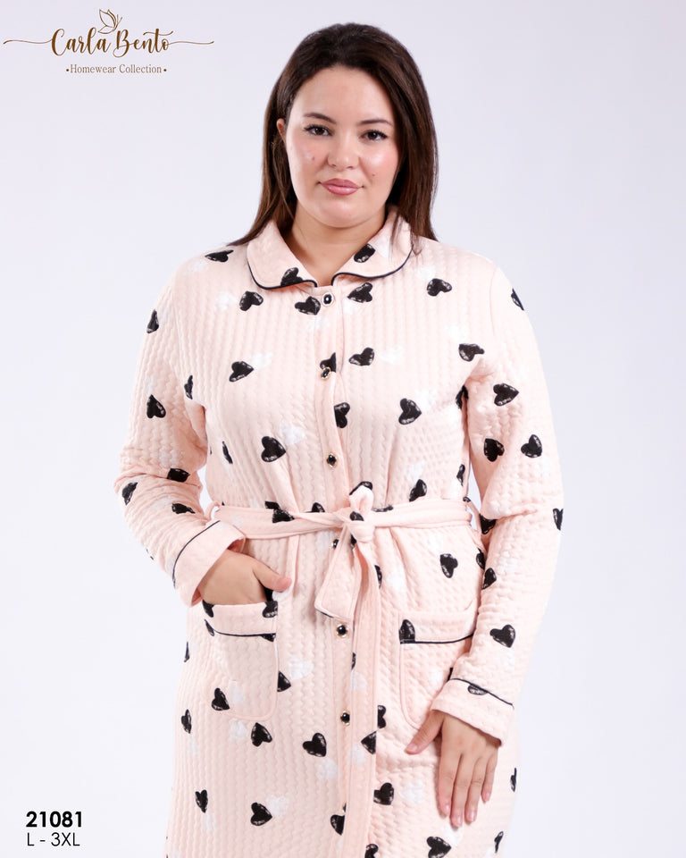 Peignoir Femme CarlaBento 🌸 Luxe et Douceur