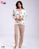 Pyjama Femme en Tissu Polaire Ultra Doux ❄️🤍 (Copie)