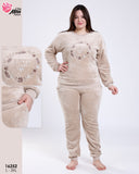 Pyjama Femme Hiver « Happy Winter » - Confort Polaire Garanti