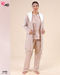 (Copie) ⭐ Pyjama 3 Pièces Femme – Doux, Élégant & Ultra-Chaud ⭐