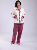 🧸 Pyjama Femme en Polaire – Chaleur & Élégance d’Hiver ❄️💕