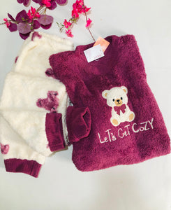 🐻 Pyjama Femme en Polaire – Douceur & Cocooning ❄️