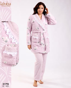 Pyjama Femme en Polaire Homogénats Collection – Confort & Douceur Absolus 🌙🧸