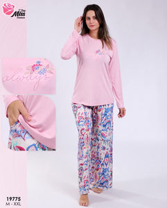 🌟 Pyjama Viscose Pantalon Rallongé – Douceur & Confort Absolus 🌙