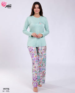 🌟 Pyjama Viscose Pantalon Rallongé – Douceur & Confort Absolus 🌙