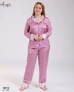 ✨ Pyjama Satin Femme – Élégance & Confort Absolu ✨