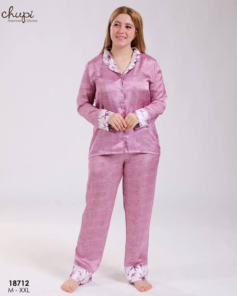 ✨ Pyjama Satin Femme – Élégance & Confort Absolu ✨