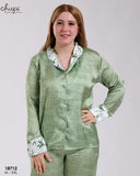 ✨ Pyjama Satin Femme Vert – Élégance & Douceur ✨ (Copie)
